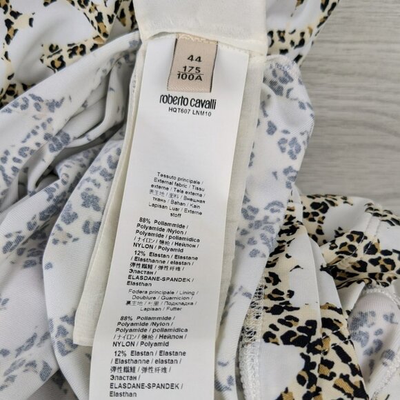 ROBERTO CAVALLI Leopard Print Sleeveless Top - Picture 7 of 13